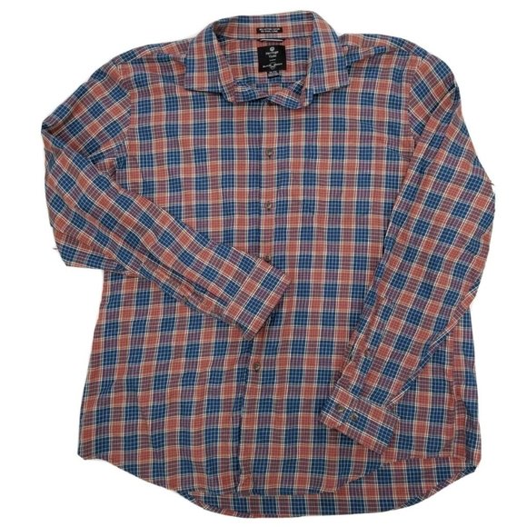 Heritage Viyella Other - Heritage Viyella Men's XXL Cotton Blend Plaid Button Up Down Shirt Long Sleeve